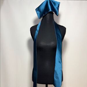 Classic Blue Satin Tie